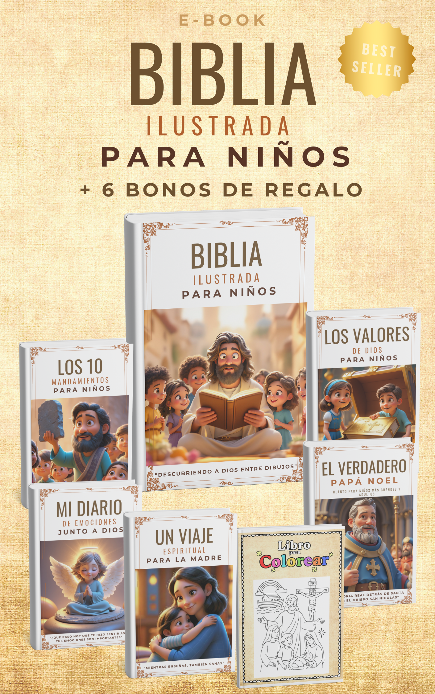 Biblia Ilustrada para niños: "Descubriendo a Dios entre Dibujos"